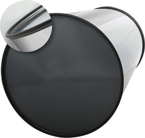 Cestino per la spazzatura grigio scuro in acciaio touch 30 l – MSV