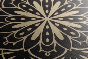 Stampa su tela – Mandala su sfondo nero