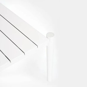 Salotto in corda da esterno tortora e bianco con tavolino e cuscini Calypso Bizzotto