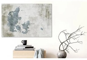 Quadri di sughero  Scandinavian Blue [Cork Map]  Larghezza x Altezza Home decor 60x40