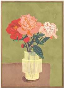 Stampa digitale incorniciata Peonies