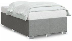 Giroletto Senza Materasso Grigio Chiaro 120x190 Cm İn Tessuto /