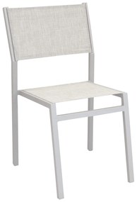 DEXTER - set tavolo in alluminio cm 160/240 x 90 x 75 h con 6 sedie Aulus