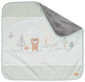 Coperta per bambini verde chiaro in micropile 80x80 cm Woodland Buddies – Roba