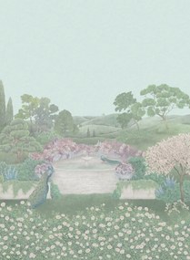 Cole & Son Wandbild Idyll - Eau de Nil