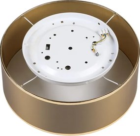 Plafoniera da soffitto SIRJA LED/20W/230V 4000K Ø 35 cm marrone/oro