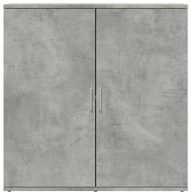 Credenza grigio cemento 79x38x80 cm in legno multistrato