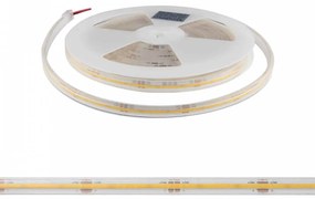Striscia LED COB - IP65 - 12W/m - 5m - CRI90 - 24V Colore Bianco Freddo 5.700K