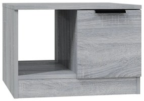 Tavolino da salotto grigio sonoma 50x50x36 cm legno multistrato