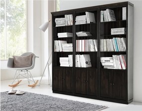 Libreria in legno di pino marrone 222x223 cm Anita - Støraa