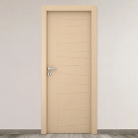 Porta battente Madera beige L 80 x H 210 cm reversibile