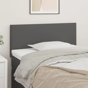 Testiera Grigio 90x5x78/88 Cm İn Similpelle /