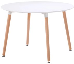 THOMAS - tavolo da pranzo scandinavo rotondo