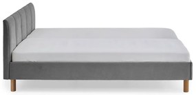 Letto matrimoniale imbottito grigio rete non inclusa 180x200 cm Joker – Meise Möbel