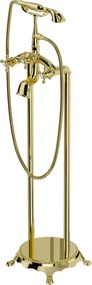 Mexen Retro rubinetteria da bagno freestanding, oro - 75933-50