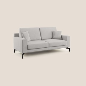 Prestige divano moderno in microfibra smacchiabile T11 grigio_chiaro 166 cm