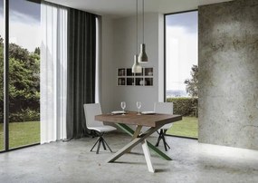 Tavolo allungabile Volantis P.90 - Capacità fino a 18 persone, 90x160/420 cm Volantis / Noce