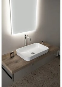 Isvea - Lavabo da appoggio AQUA 60x38 cm ceramica/bianco
