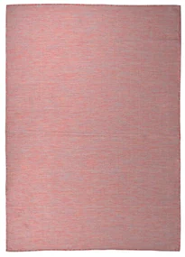Tappeto Da Esterni A Tessitura Piatta 140x200 Cm Rosso /