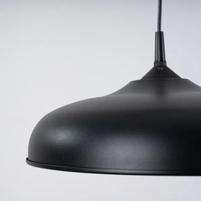 Sollux SL.1330 - Lampadario a sospensione con filo GINA 1xE27/15W/230V diametro 38 cm nero
