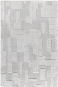 Tappeto in lana con motivo in rilievo Wilhelmine