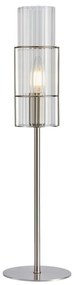Markslöjd 108557 - Lampada da tavolo TUBO 1xE14/40W/230V 50 cm cromo lucido/clear