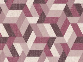 Unreal cuscini a fantasia geometriche in tessuto idrorepellente disponibile in diverse colorazioni rosa