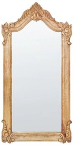 Specchio da parete legno chiaro 62 x 123 cm MABLY Beliani