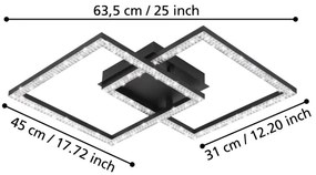 Eglo 99799 - Plafoniera LED LEJIAS LED/21W/230V