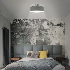 Briloner 3375-024 - Plafoniera 1xE27/40W/230V diametro 30 cm grigio