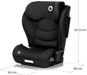 Lionelo - Seggiolino auto NEAL i-Size 100-150 cm Nero Carbonio