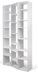 Libreria bianca 108x224 cm Valsa - TemaHome