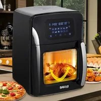 Forno Friggitrice Ad Aria Calda 12 Lt Digitale 1800W Frigge Cuoce Senza Olio