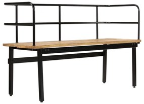 Panca 120x40x70 cm in legno massello di mango