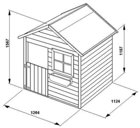 TRILLI - casetta in legno per bambini