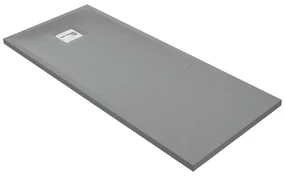 Piatto doccia SENSEA in composito minerale di resina gelificata Remix grigio L 70 x L 170 x H 4.1 cm opaco effetto pietra