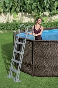 Piscina 549x274x122 ovale rattan