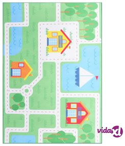 vidaXL Tappeto Stampato Multicolore 160x230 cm in Tessuto
