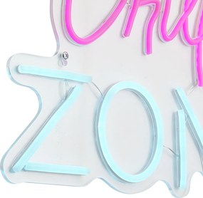 Lampada da parete al neon rosa e blu con LED - Chill Zone