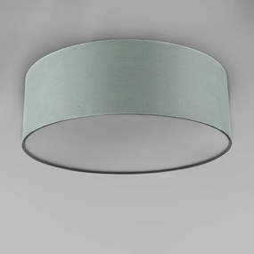 Plafoniera verde 30 cm con LED - Drum LED
