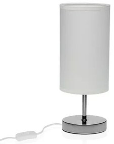 Lampada da tavolo Versa Bianco Metallo 40 W 13 x 34 cm