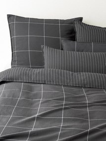 Copripiumino reversibile in flanella di cotone Noelle