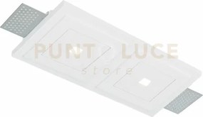 Zephyr faretto da incasso in gesso verniciabile ip20 led cob cree 2...