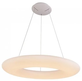 Lampada Led A Sospensione Design Moderno Rotonda Colore Bianco Diametro 910mm 105W 3000K Dimmerabile Triac Dimmer SKU-40101