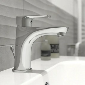Miscelatore Lavabo con Piletta Automatica Inclusa Linea Eco