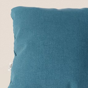 Honey cuscino disponibile in diversi colori realizzato in tessuto simil cotone impermeabile T13 azzurro