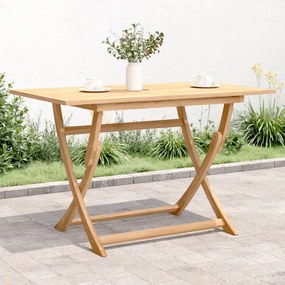 Tavolo da giardino pieghevole 120x70x75cm legno massello acacia