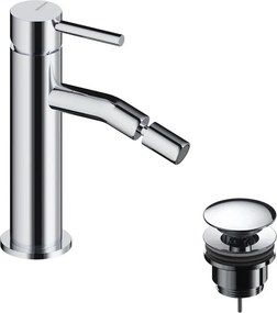 Rubinetto per bidet getto laminare cristallino LOOP SANYCCES cromo spazzolato lucido