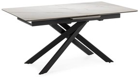 Tavolo da pranzo allungabile con piano aggiuntivo in ceramica 89,5x160 cm Belma - Marckeric