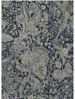 Mindthegap Carta da parati Sarkozi Embroidery - Indigo/ Beige